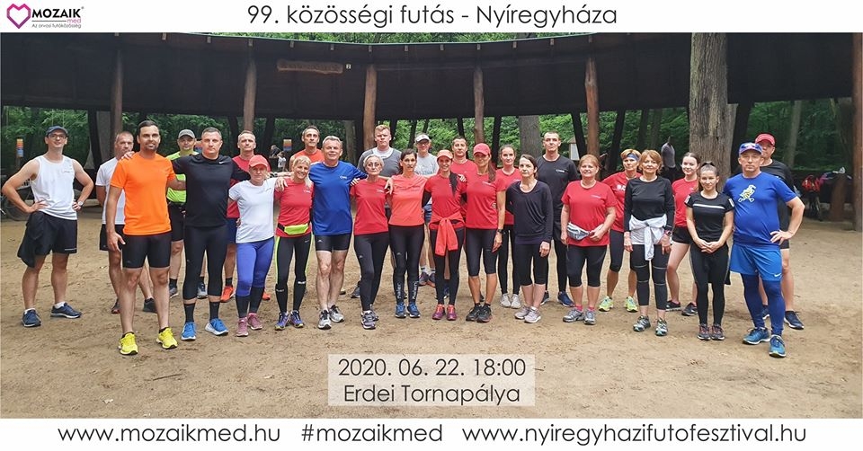 99. Mozaik Med Közösségi Futás - Nyíregyháza