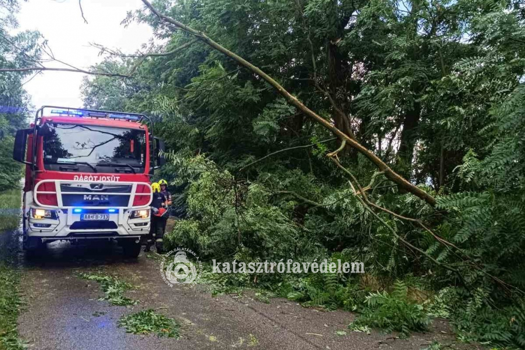 Országszerte károkat okozott a vihar