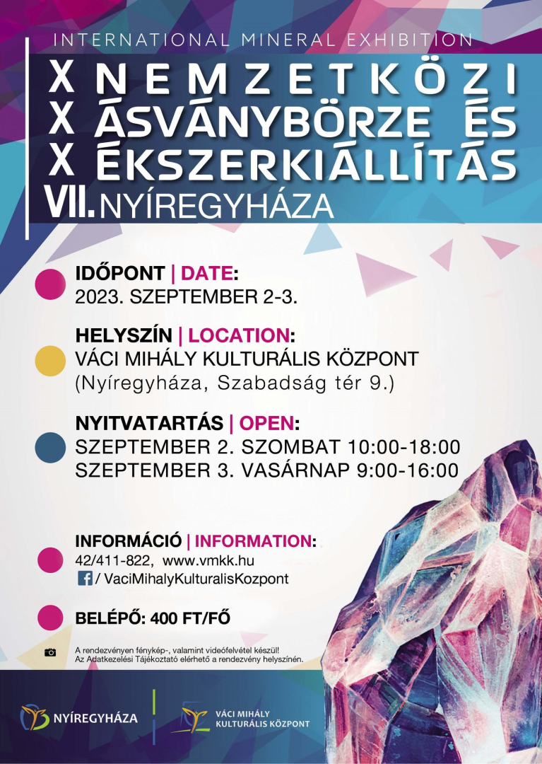 XXXVII. Nemzetközi Ásványbörze és Ékszerkiállítás