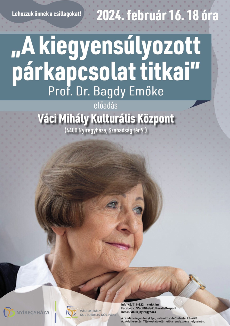 Prof. Dr. Bagdy Emőke előadása