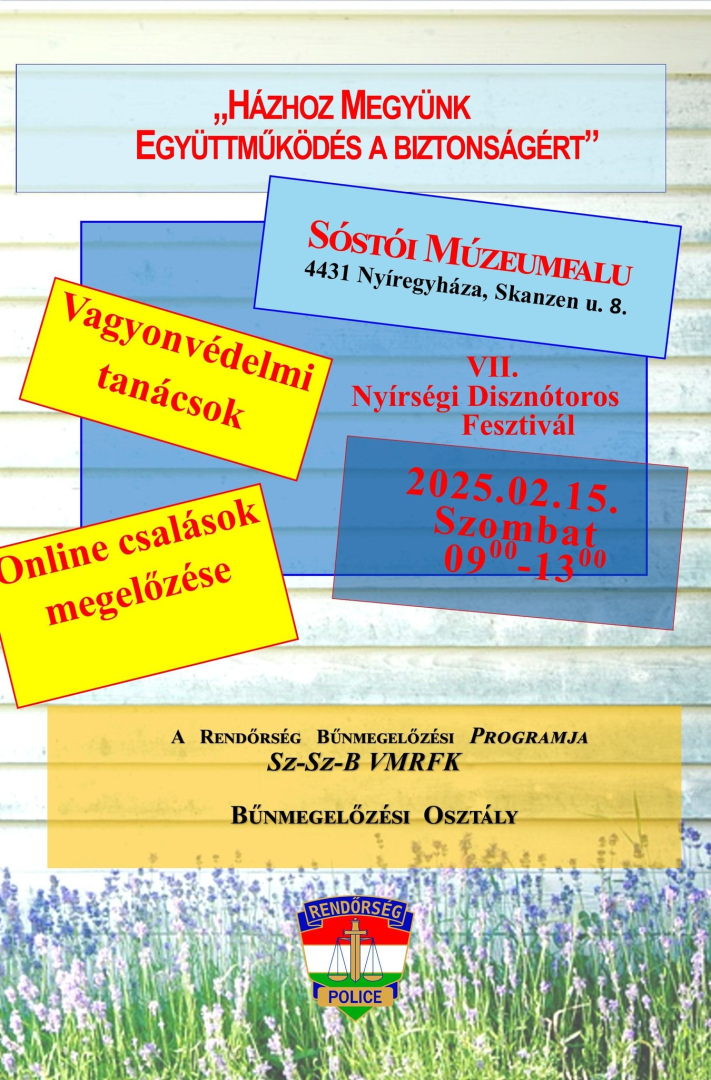 Házhoz mennek a rendőrök