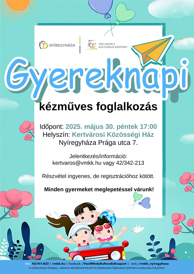 Gyereknapi foglalkozás