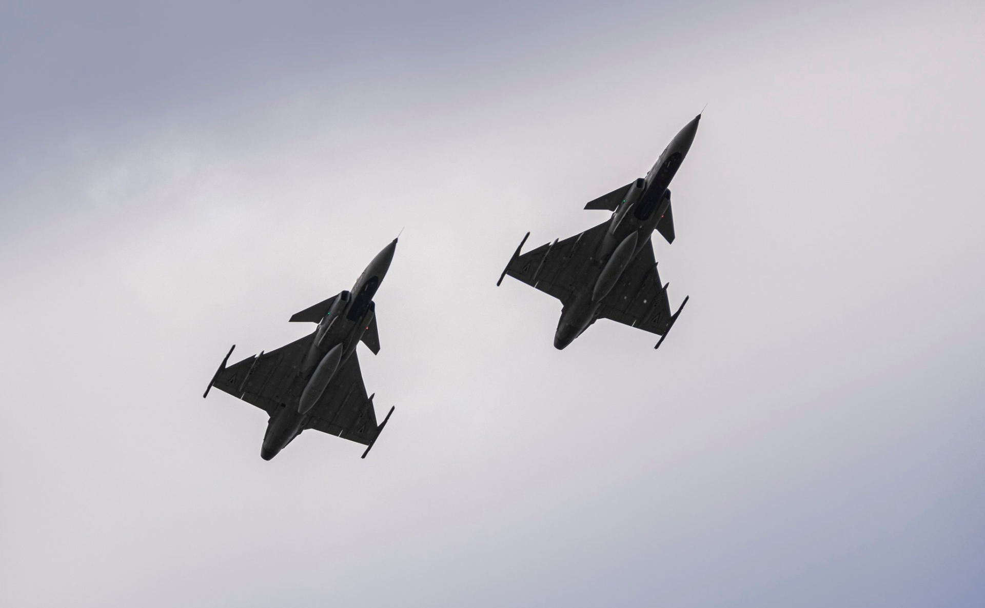Gripenek húztak el Nyíregyháza felett