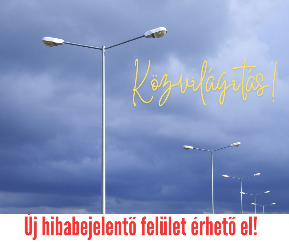 Közvilágítási hibák jelentése