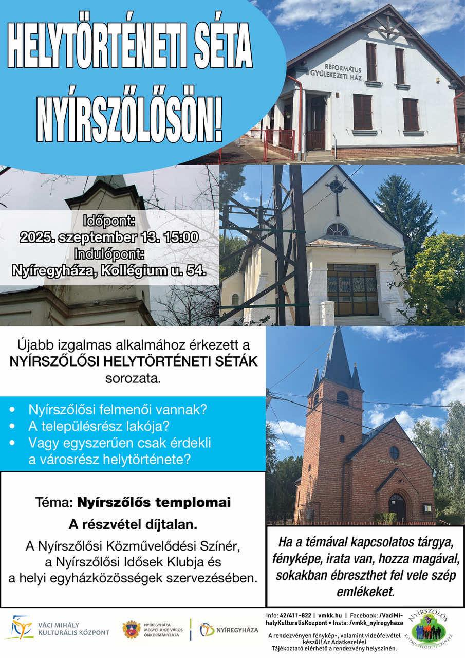 Helytörténeti séta Nyírszőlősön