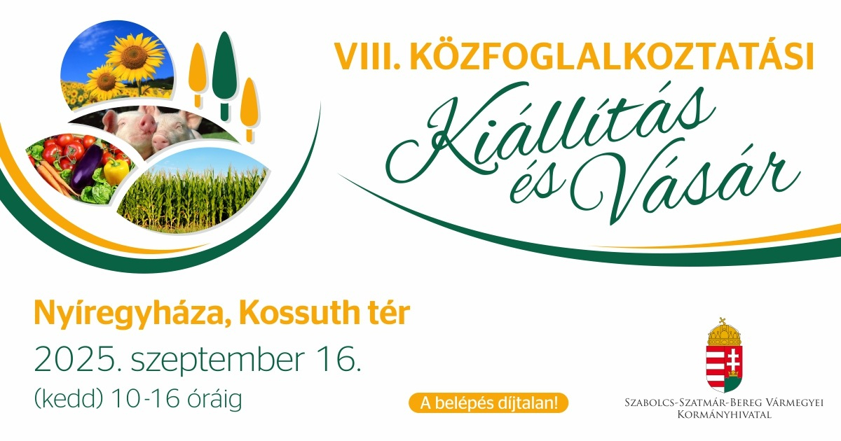 Holnap ismét Közfoglalkoztatási Kiállítás