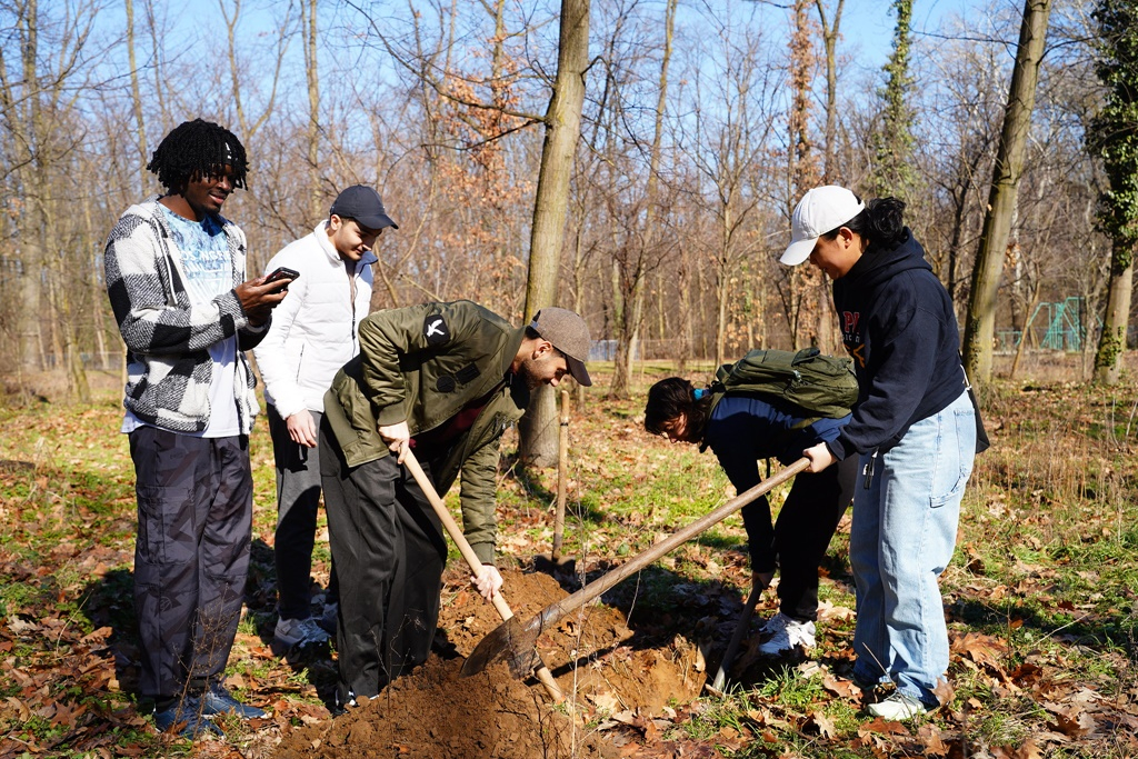 Ismét csatlakozott a Nyíregyházi Egyetem a nemzeti faültetés napjához
