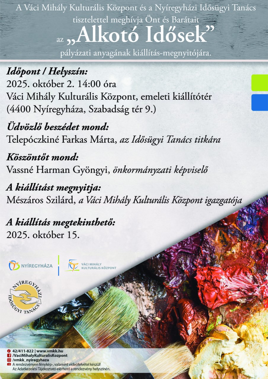 Alkotó idősek kiállítása