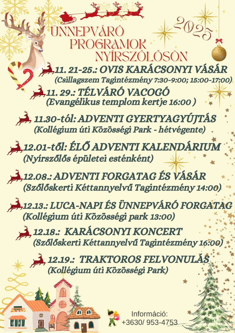 Ünnepvárás Nyírszőlősön