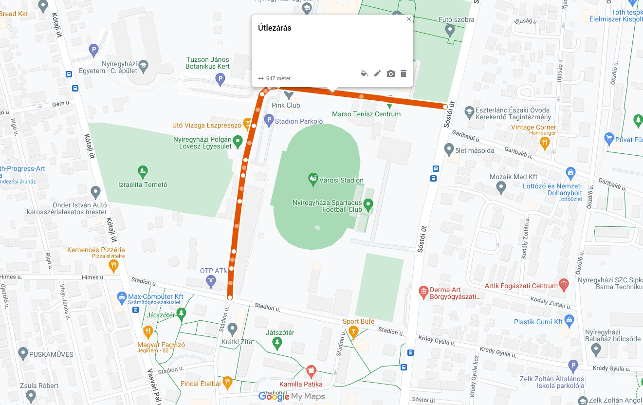 Forgalomkorlátozás és fokozott ellenőrzés Nyíregyházán