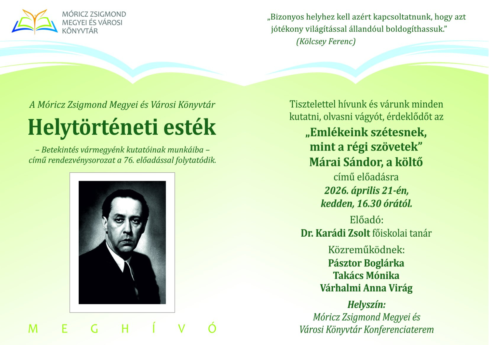 Helytörténeti esték