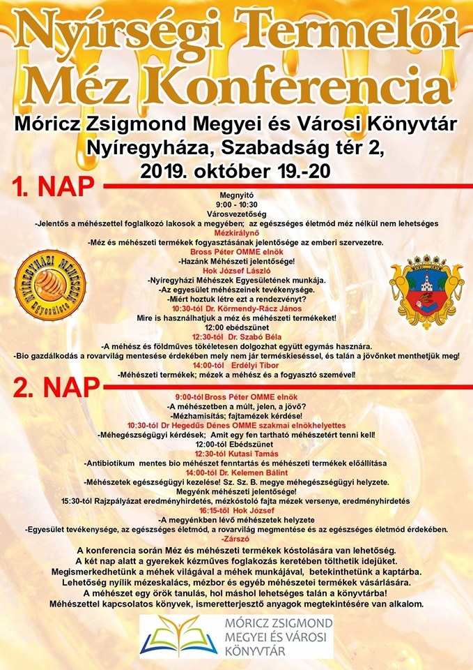 Nyírségi Termelői Méz Konferencia
