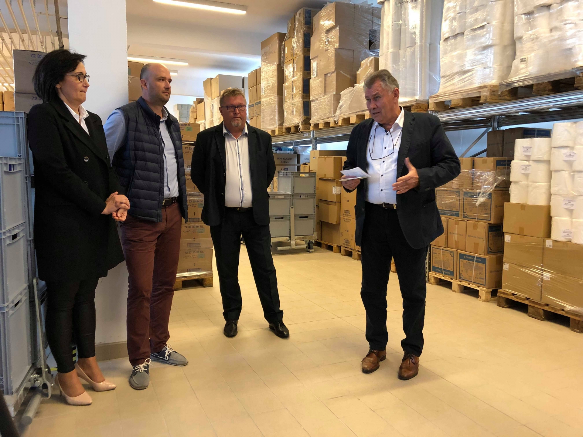 Új helyre költözött a Jósa András Oktatókórház Központi Raktára