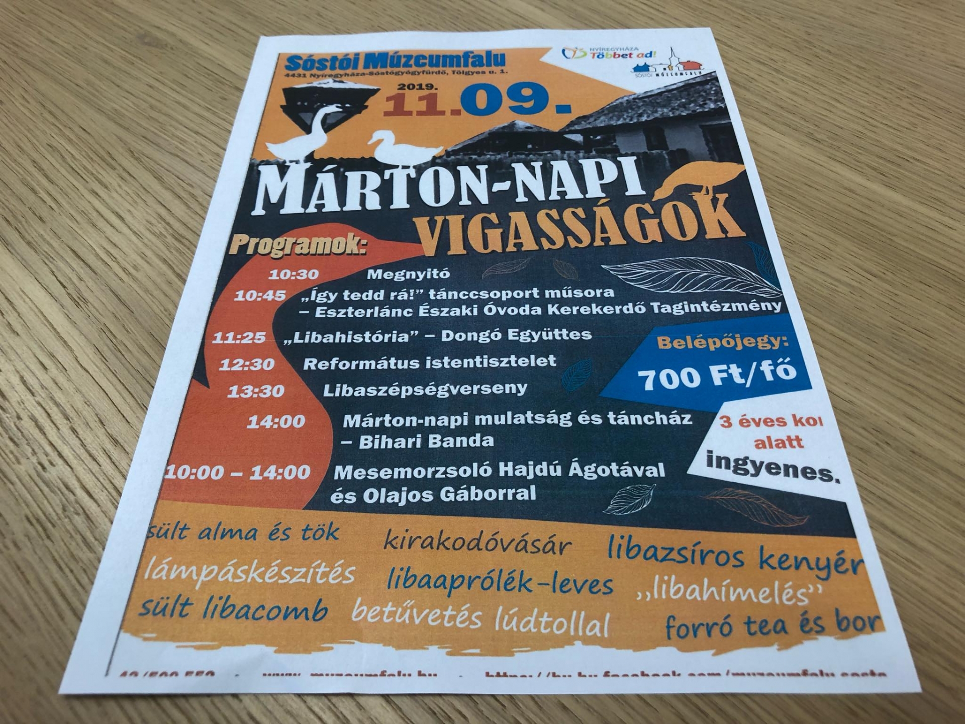 A népi gasztronómia kedvelőit is várják hétvégén a Sóstói Múzeumfaluba