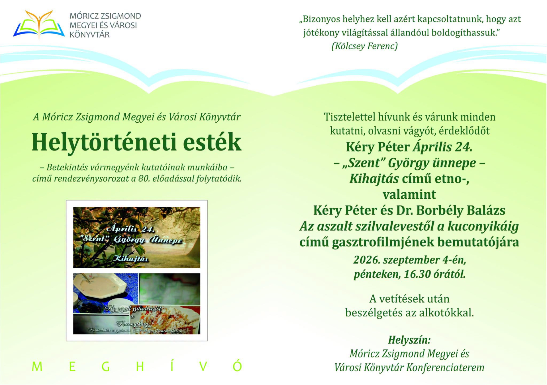 Helytörténeti esték