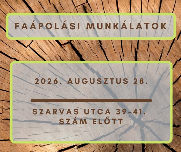 Faápolást végez a NYÍRVV