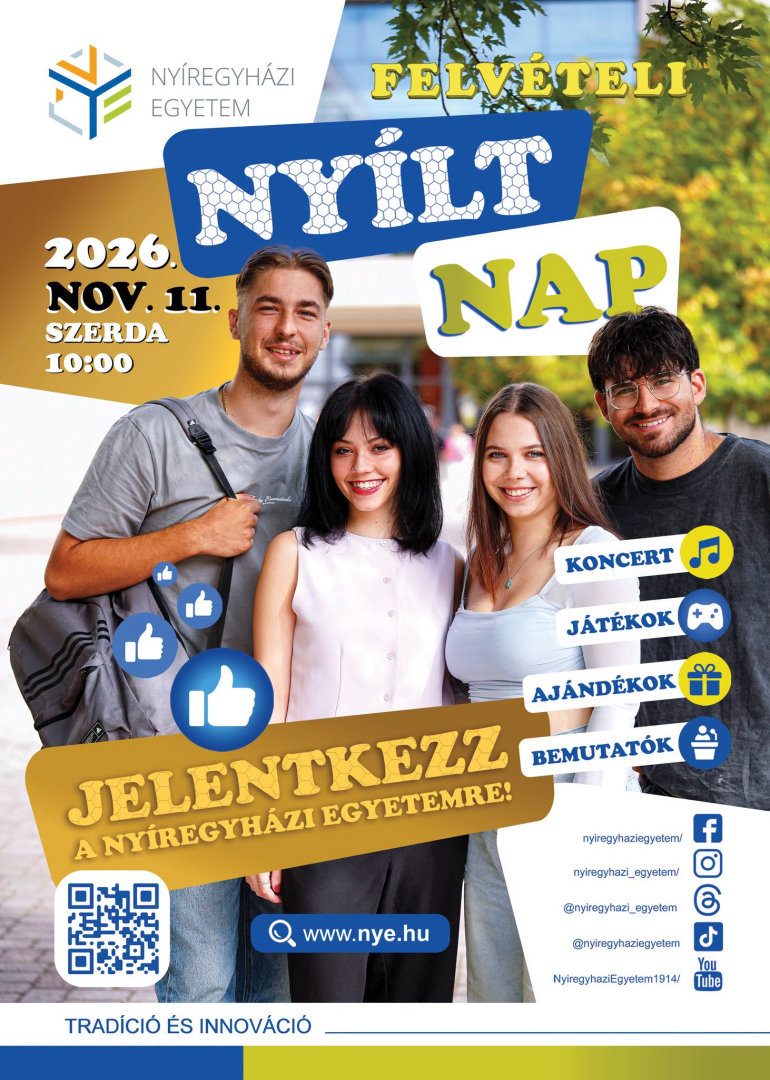 Nyílt nap a Nyíregyházi Egyetemen