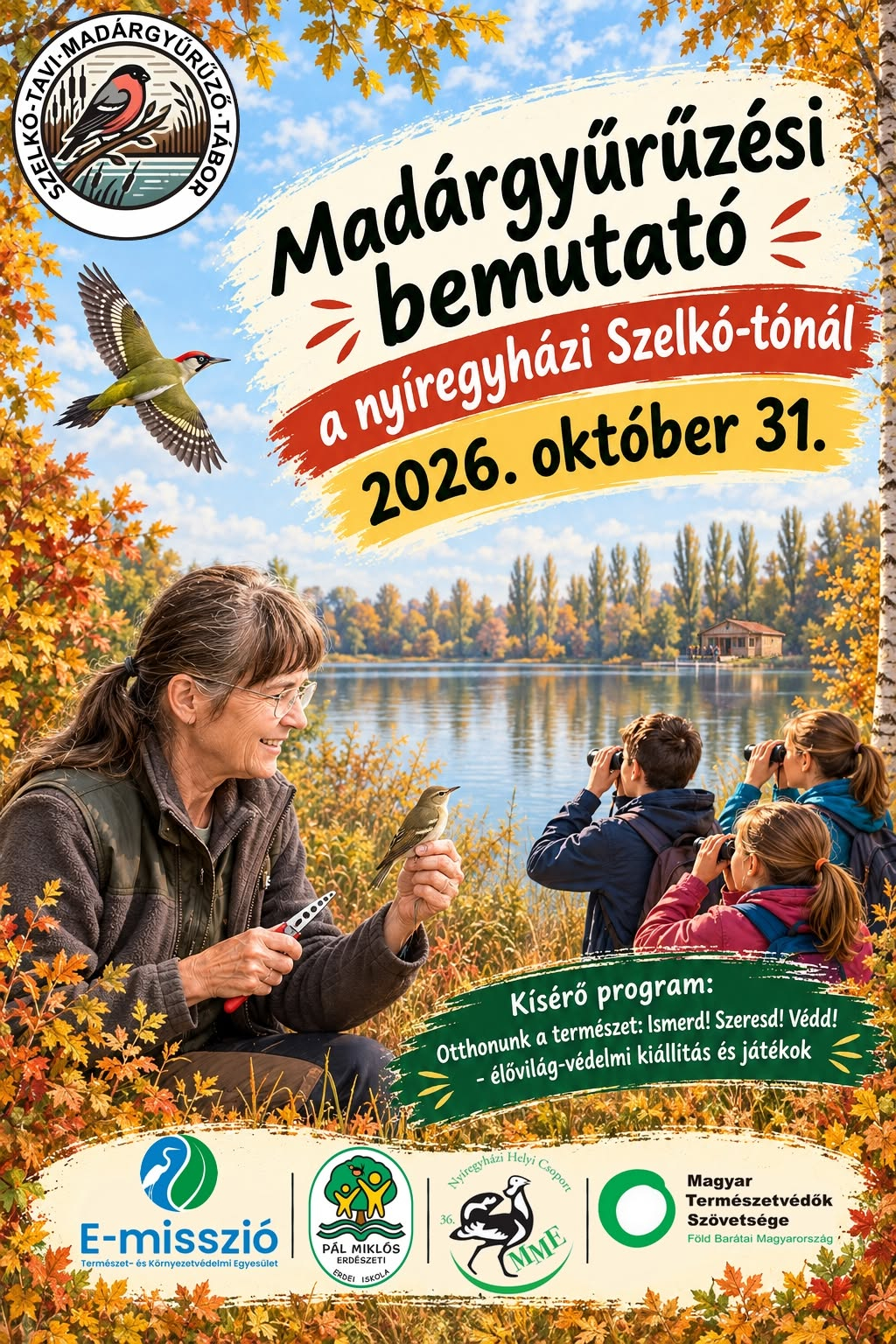 Madárgyűrűzési bemutató