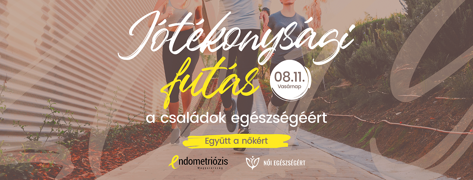 Jótékonysági futás a Sóstói-erdőben
