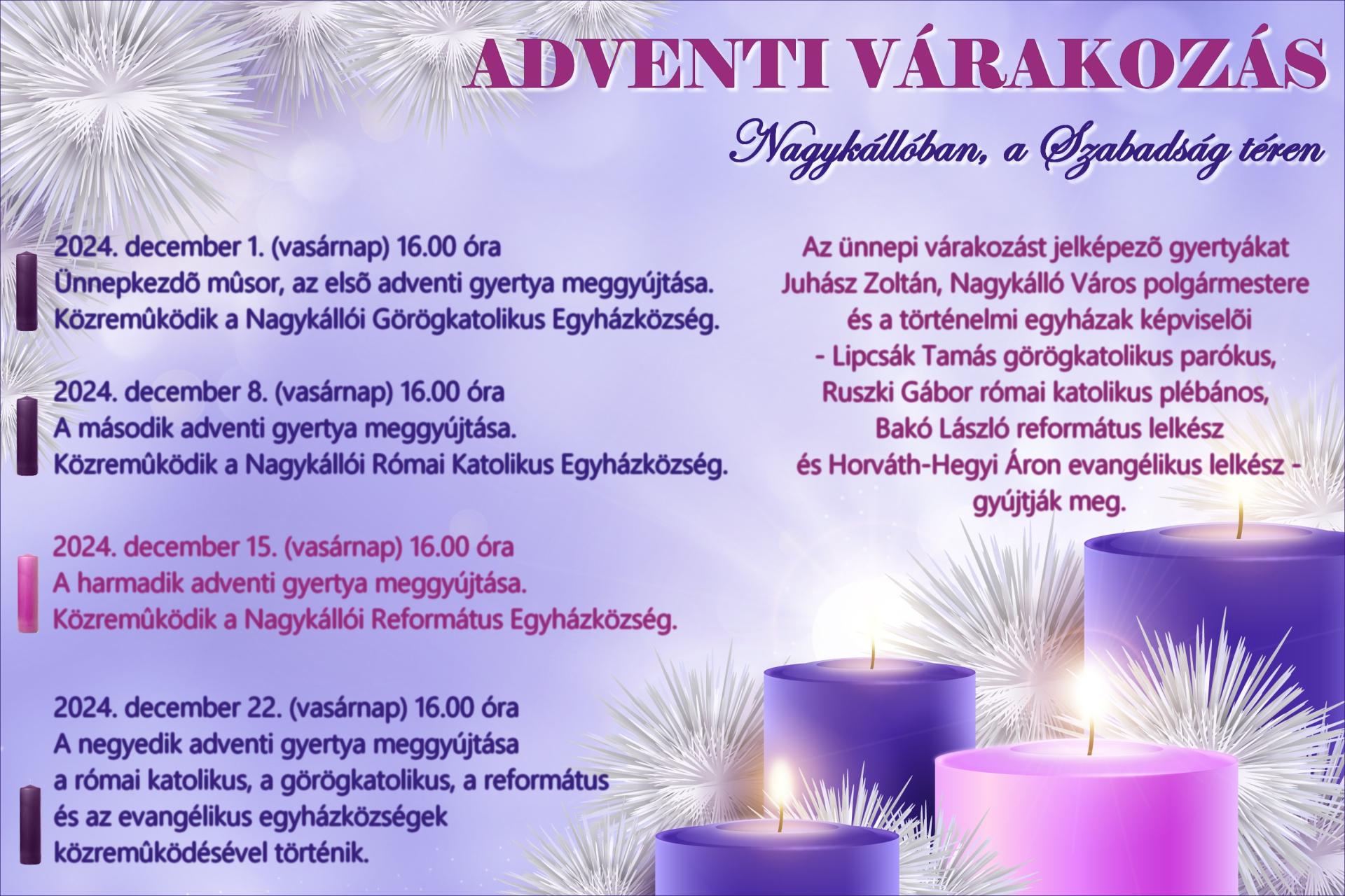 Advent Nagykállóban