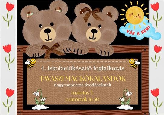 Tavaszváró mackókalandok a Bem iskolában