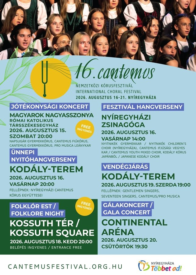 Cantemus Nemzetközi Kórusfesztivál