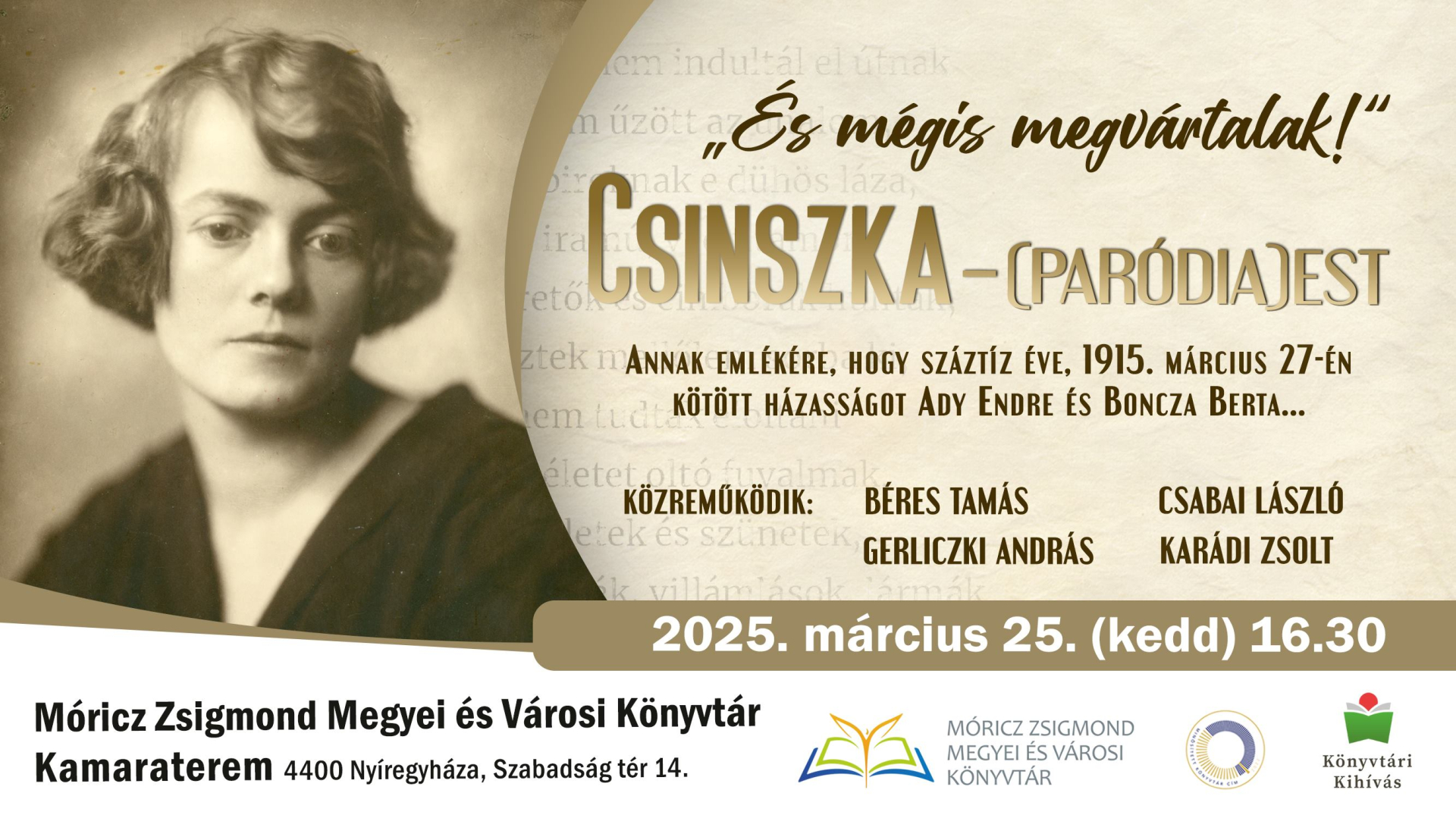 Csinszka est