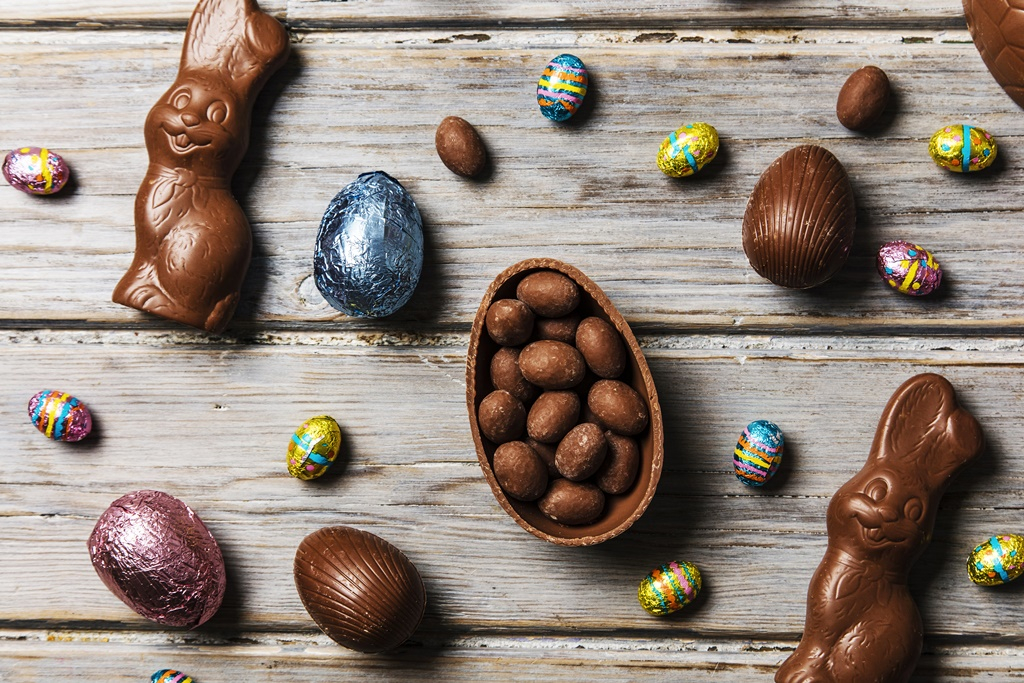 A csokinyúl és a csokitojás a húsvéti édességpiac slágerterméke