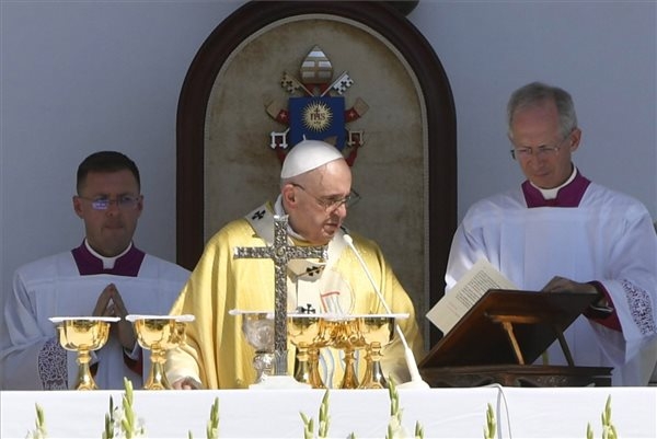 Budapesten járt Ferenc pápa