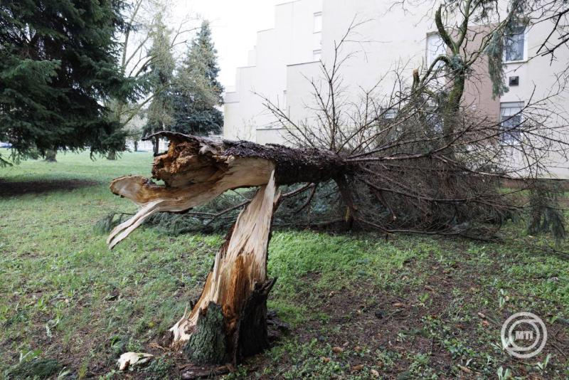 Károkat okoz a vihar az ország nyugati részén