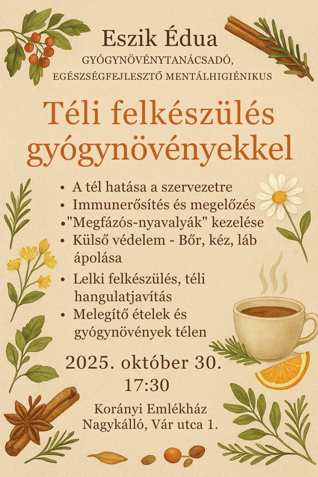 Téli felkészülés gyógynövényekkel