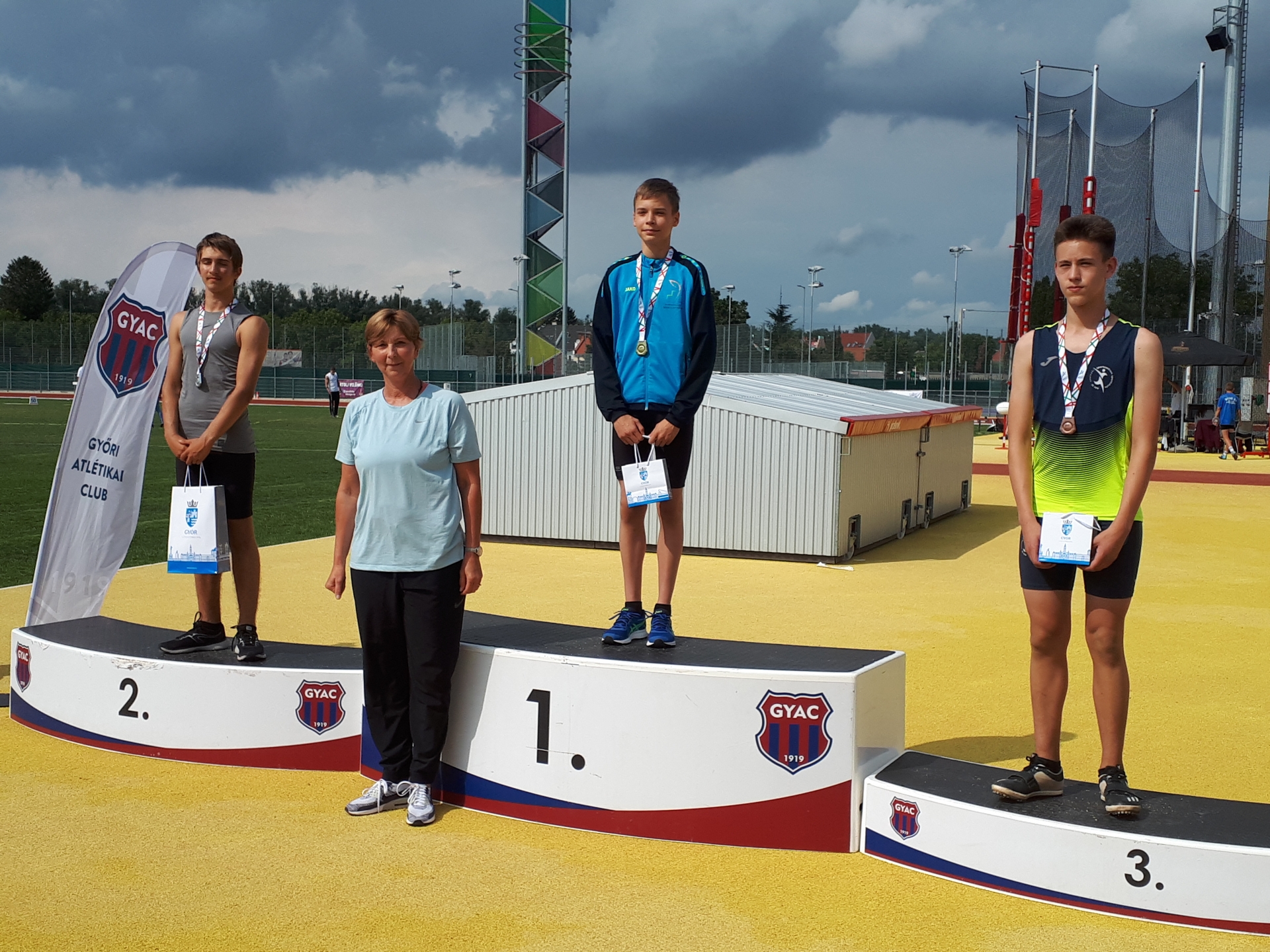 A nyíregyháziak remekül szerepeltek a győri atlétikai versenyen