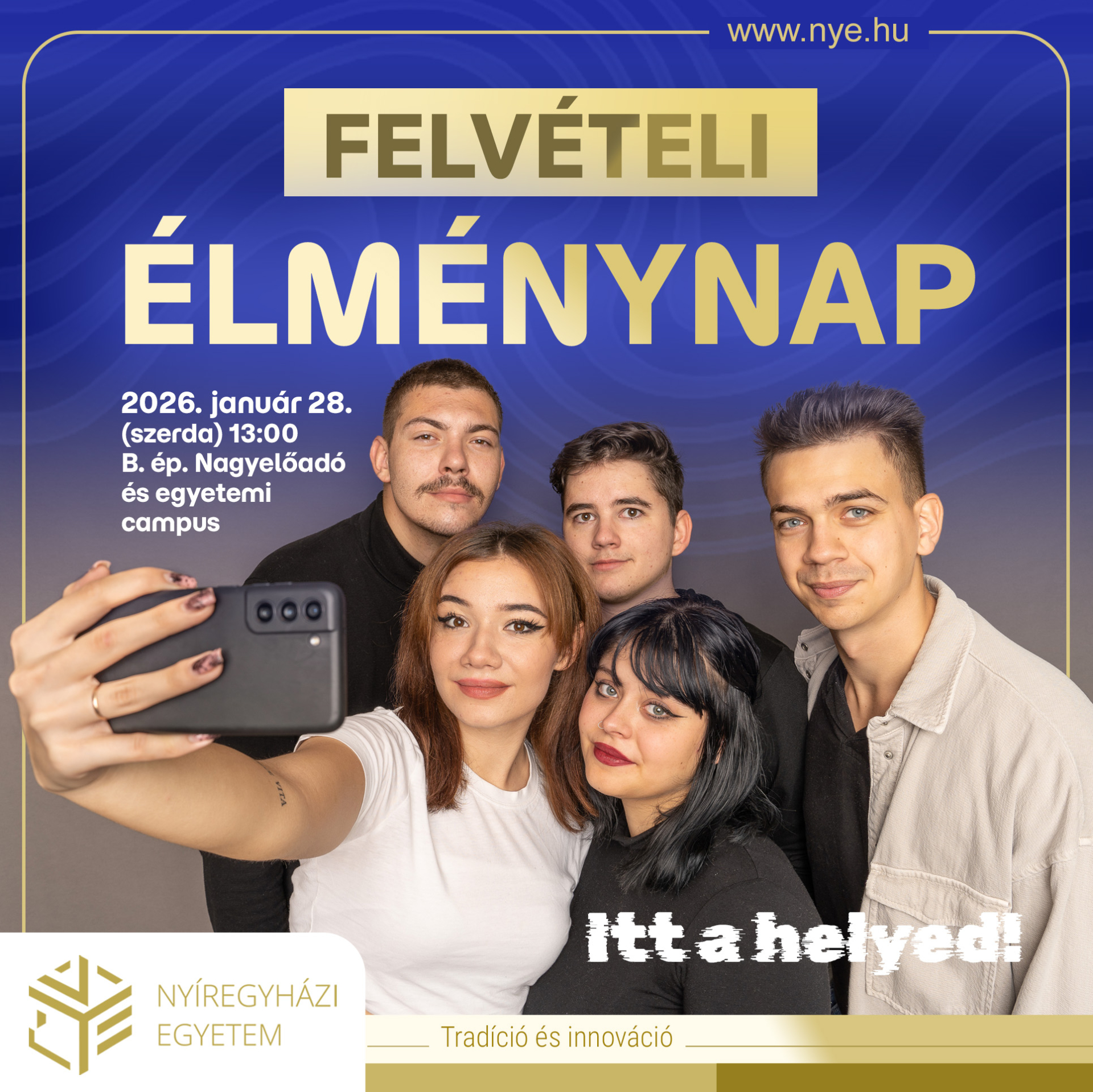 Felvételi nyílt nap a Nyíregyházi Egyetemen