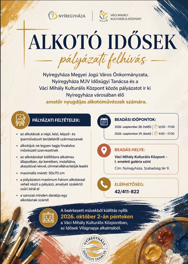 Már pályázhatnak az alkotó idősek