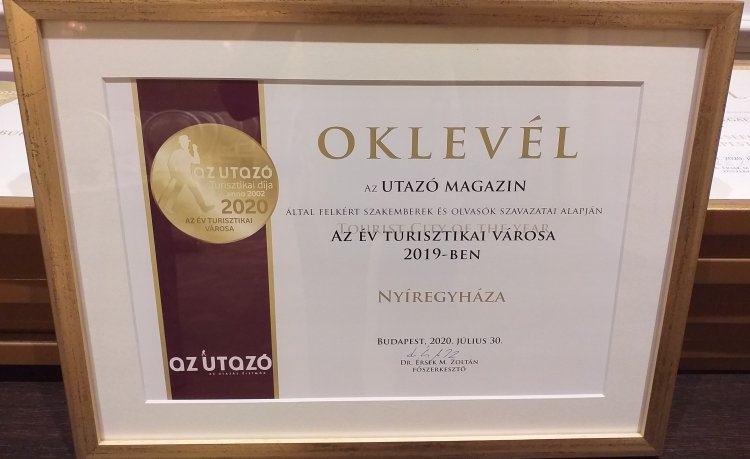 Nyíregyháza lett az év turisztikai városa