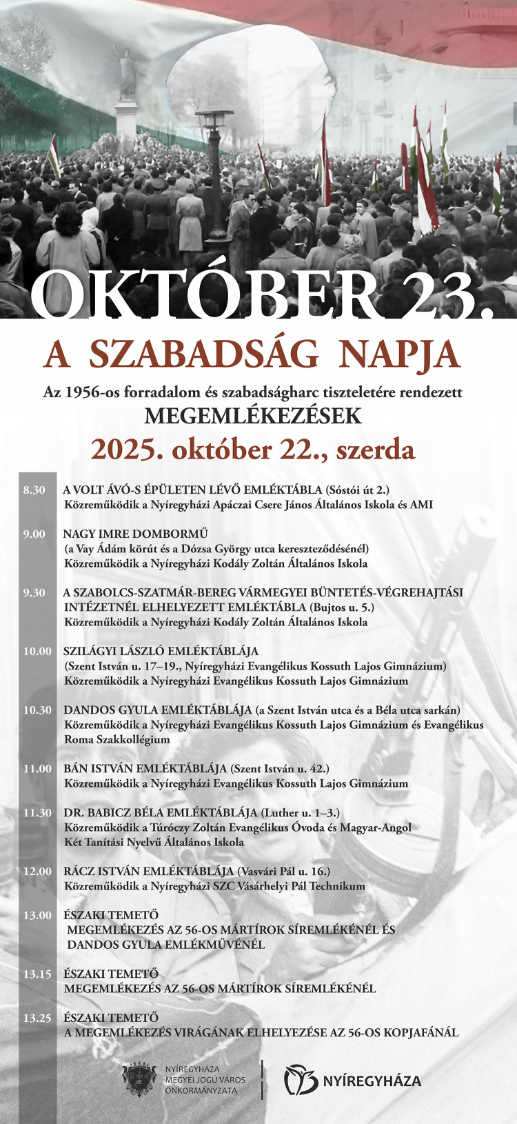 Megemlékezés Nyíregyházán