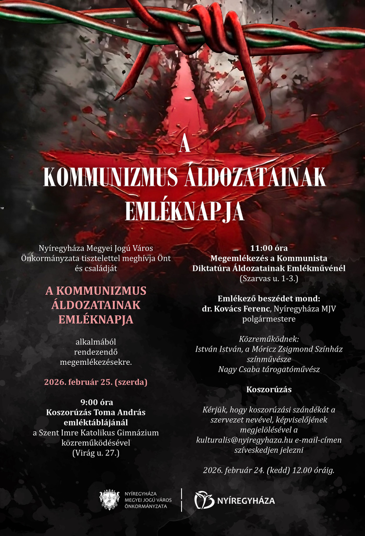 A kommunizmus áldozataira emlékeznek