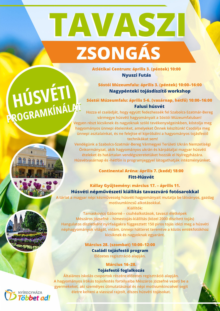 Tavaszi Zsongás - Húsvéti programok