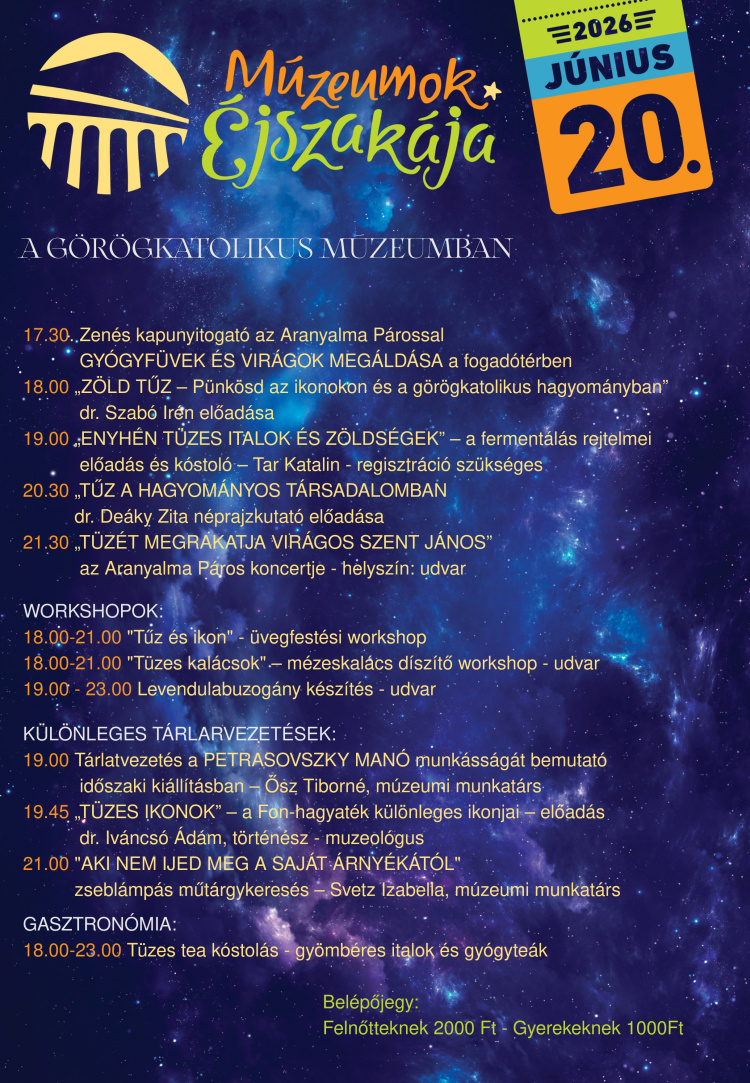 Múzeumok éjszakája - Görögkatolikus Múzeum