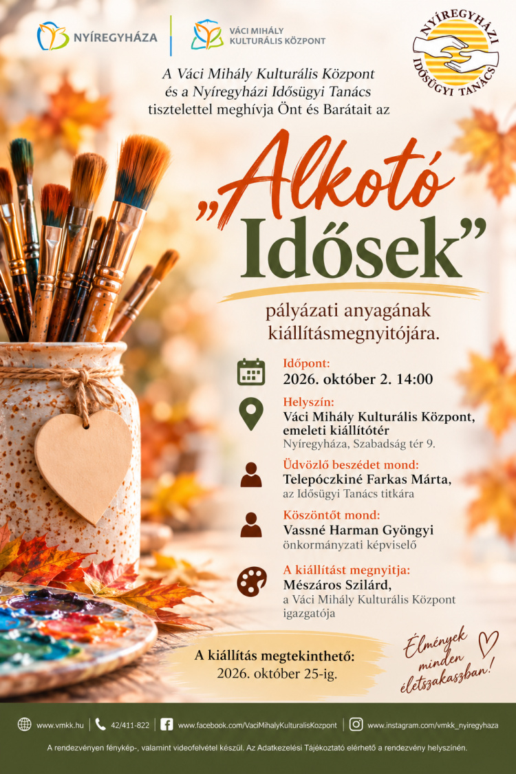 Alkotó idősek kiállítása