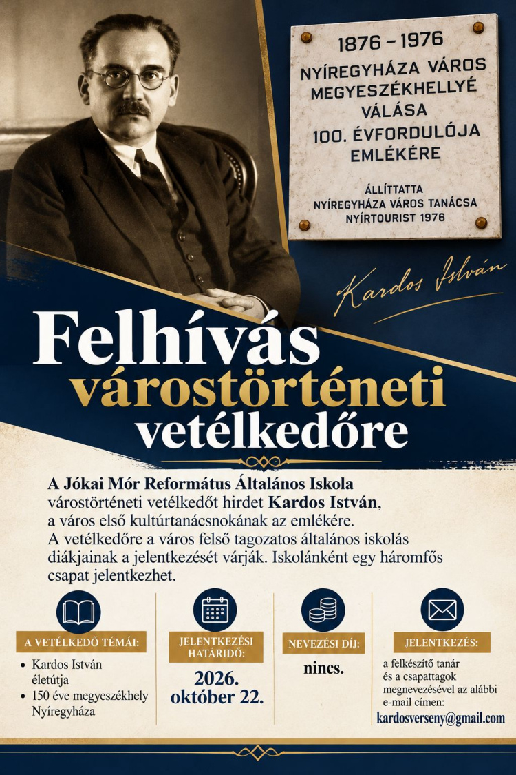 Várostörténeti vetélkedőt rendeznek
