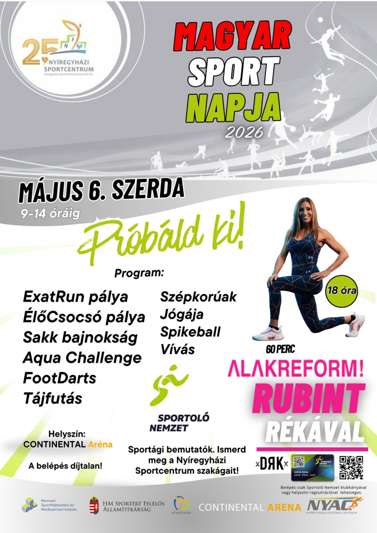 Jön a Magyar Sport Napja!