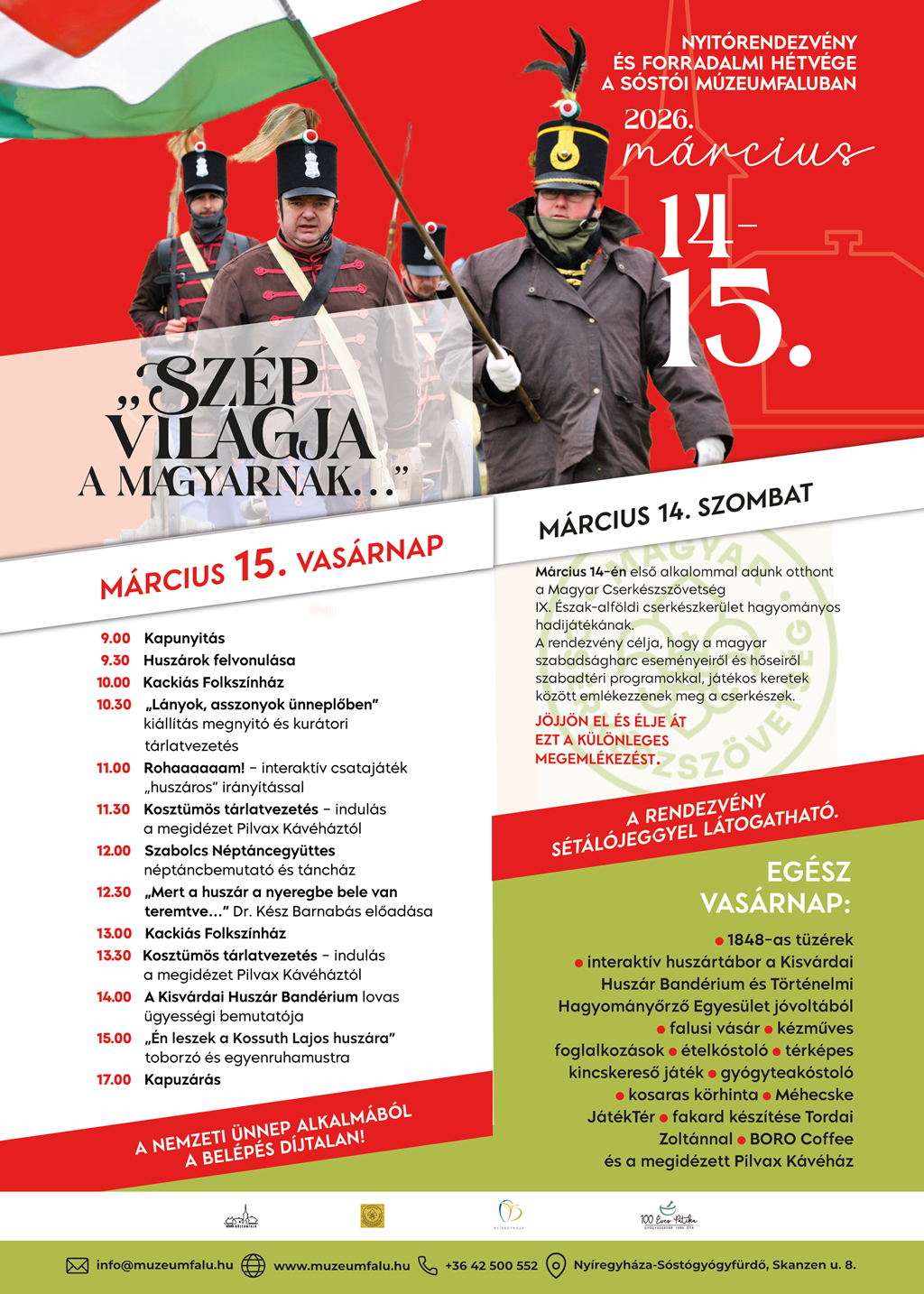 Forradalmi hétvége a skanzenben