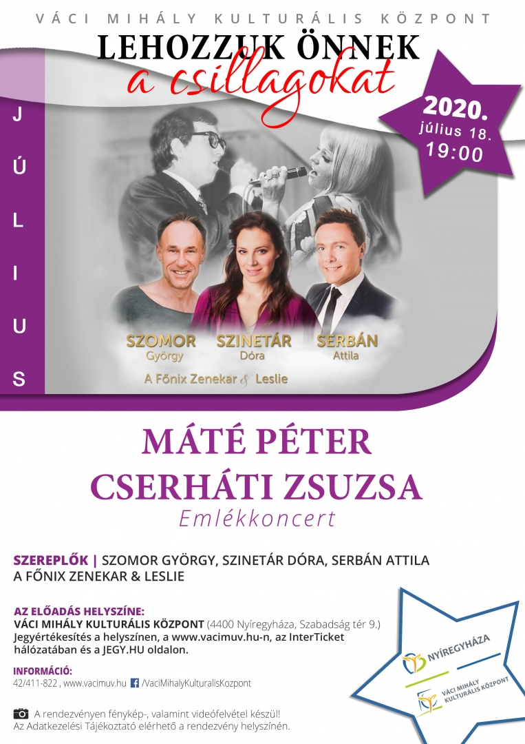 Máté Péter - Cserháti Zsuzsa emlékkoncert