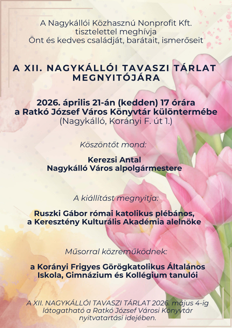 XII. Nagykállói Tavaszi Tárlat 