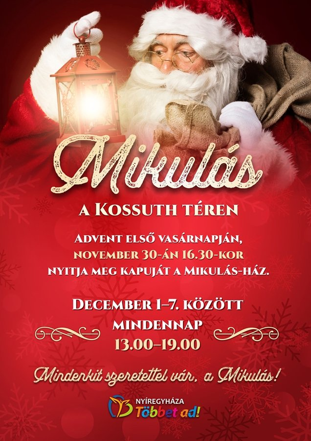 Mikulás a Kossuth téren