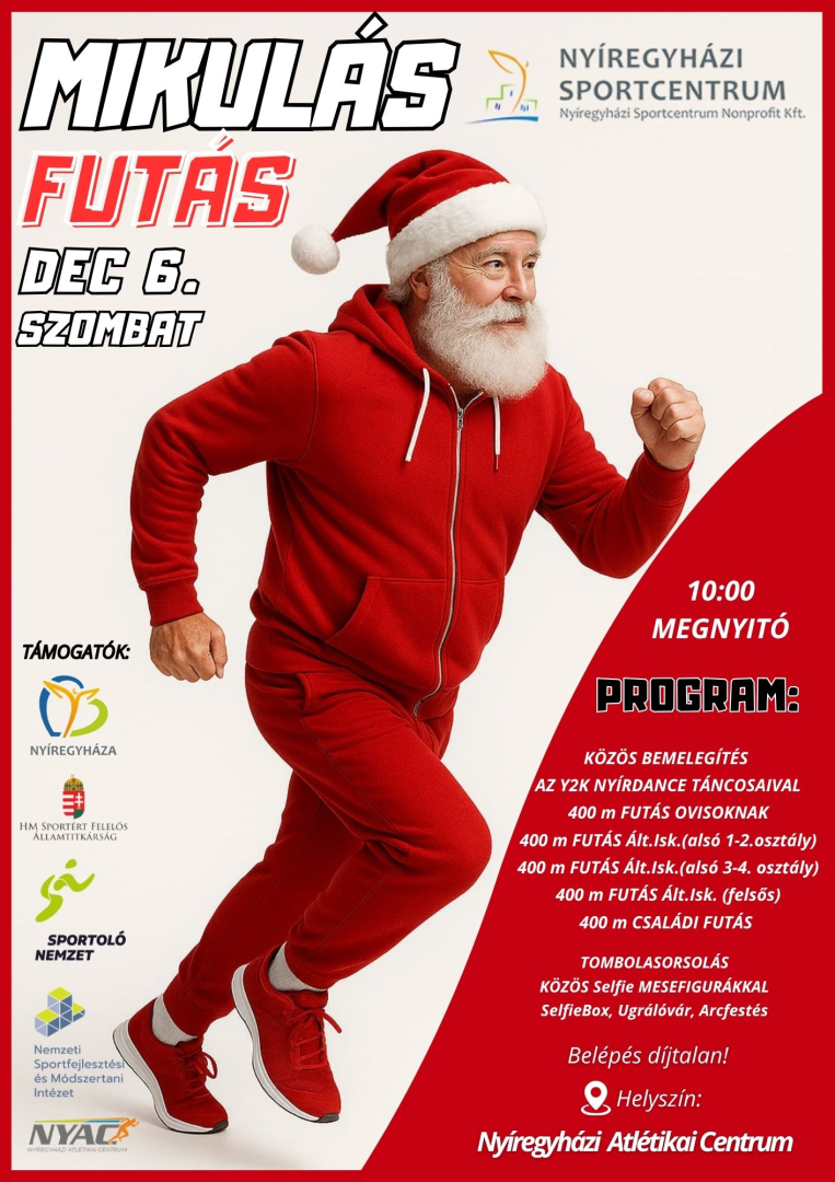Idén is lesz Mikulásfutás 