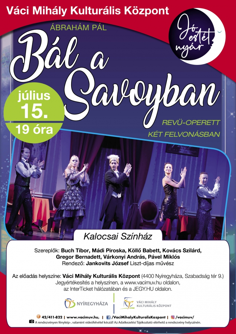 Bál a Savoyban – a Kalocsai Színház operettelőadása