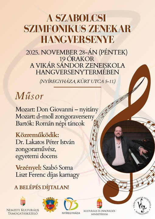 Szabolcsi Szimfonikus Zenekar hangversenye