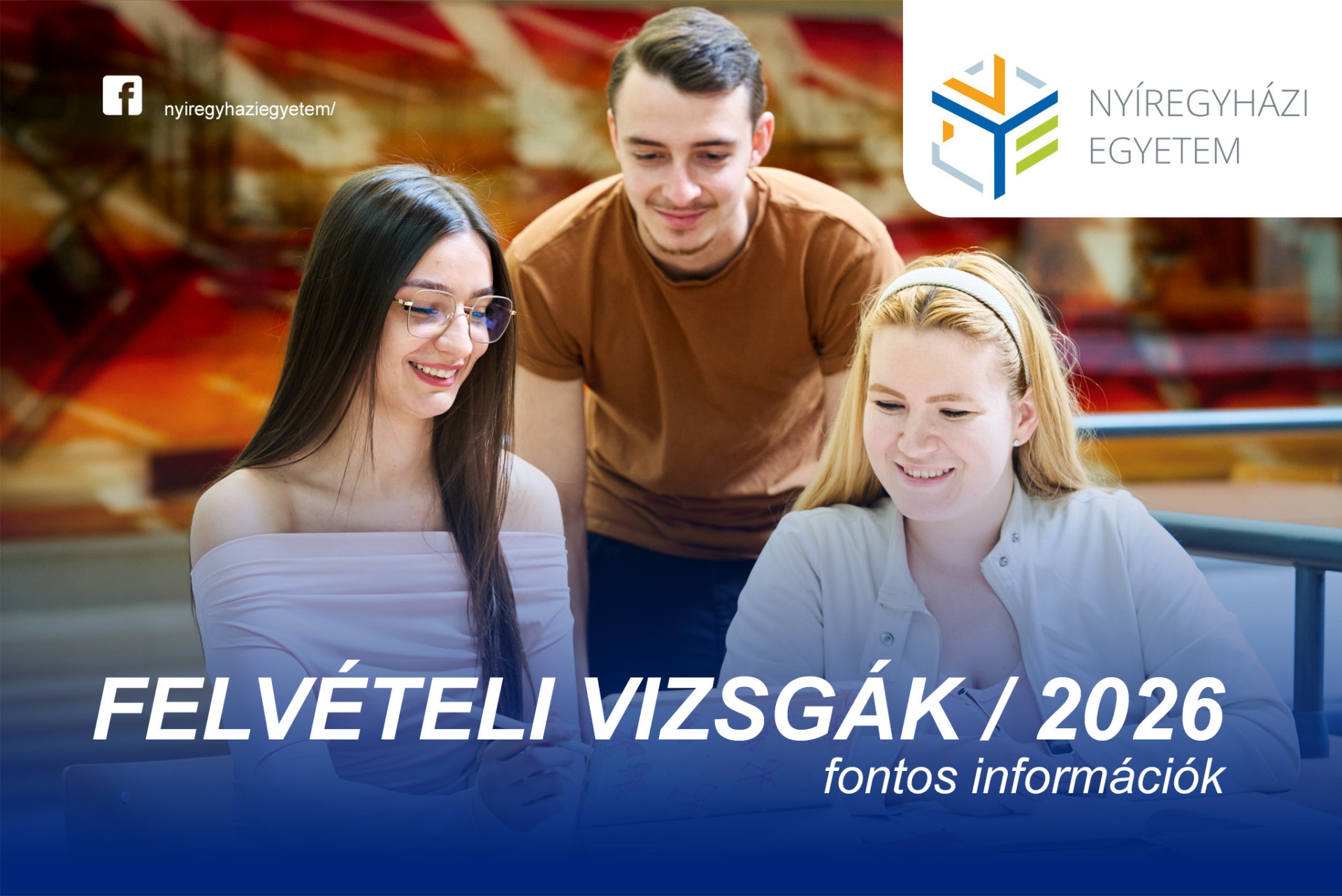 Megkezdődött a felvételi vizsgák szervezése a Nyíregyházi Egyetemen